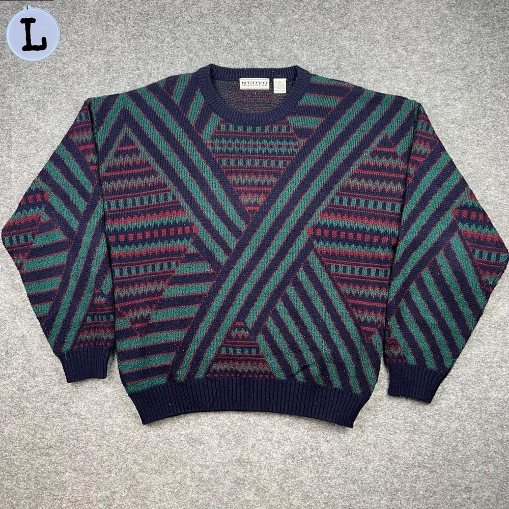 Vintage 90’s Colorful Pattern Sweater